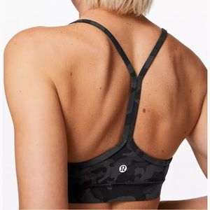 Lululemon Flow Y Bra - black camo